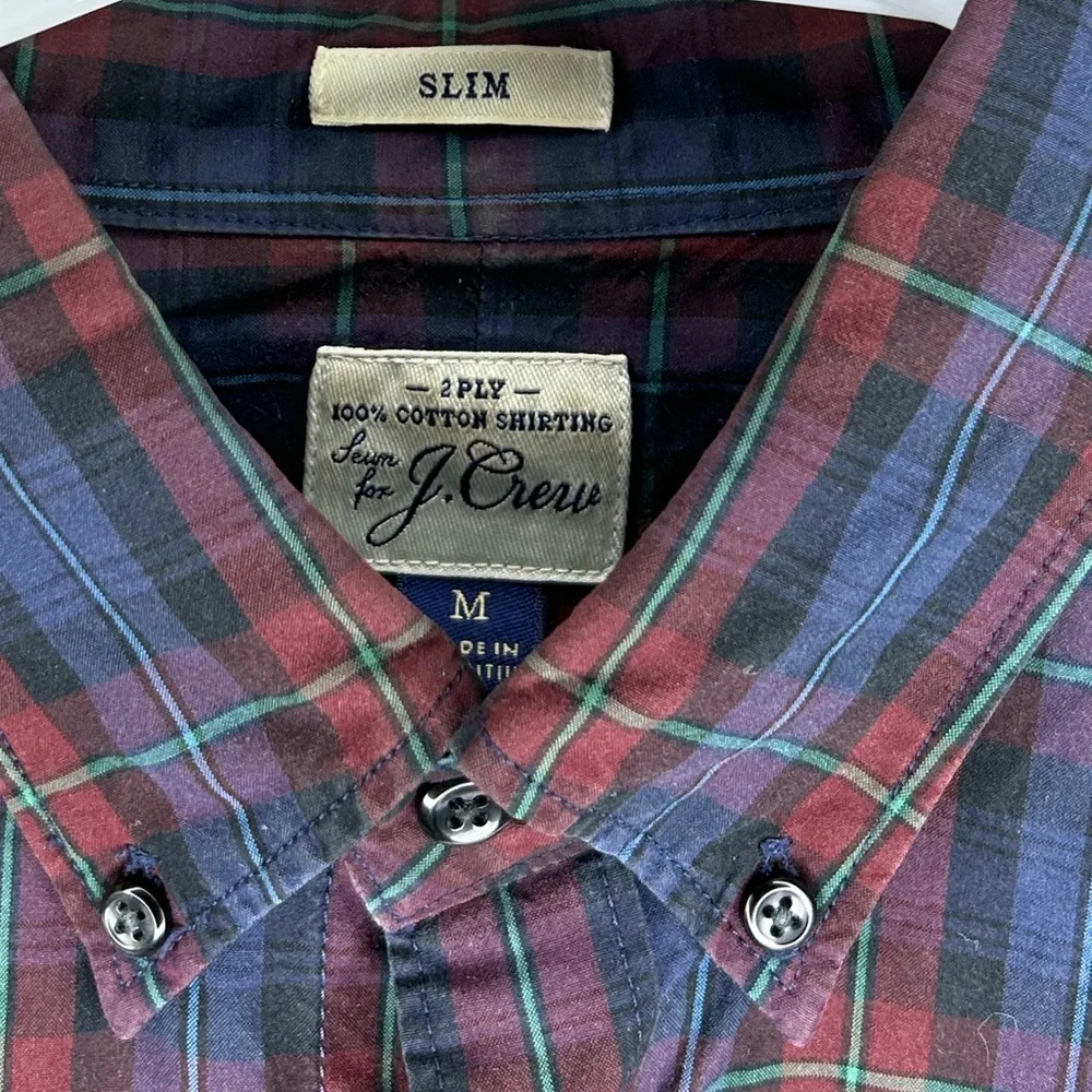 J. Crew Men’s‎ 100% Cotton Casual Button Down Size M